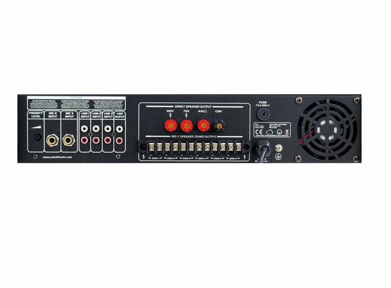 OMNITRONICMPVZ-180.6 PA mixing amplifier 6-zone PA mono mixing amplifier